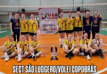 SECT São Ludgero / Vôlei Copobras Campeão Adulto Feminino em 2025